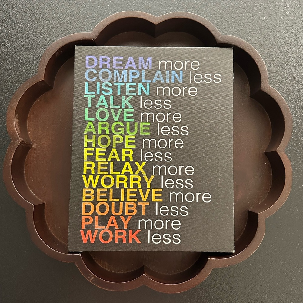 Motivational Multicolor Wall Art